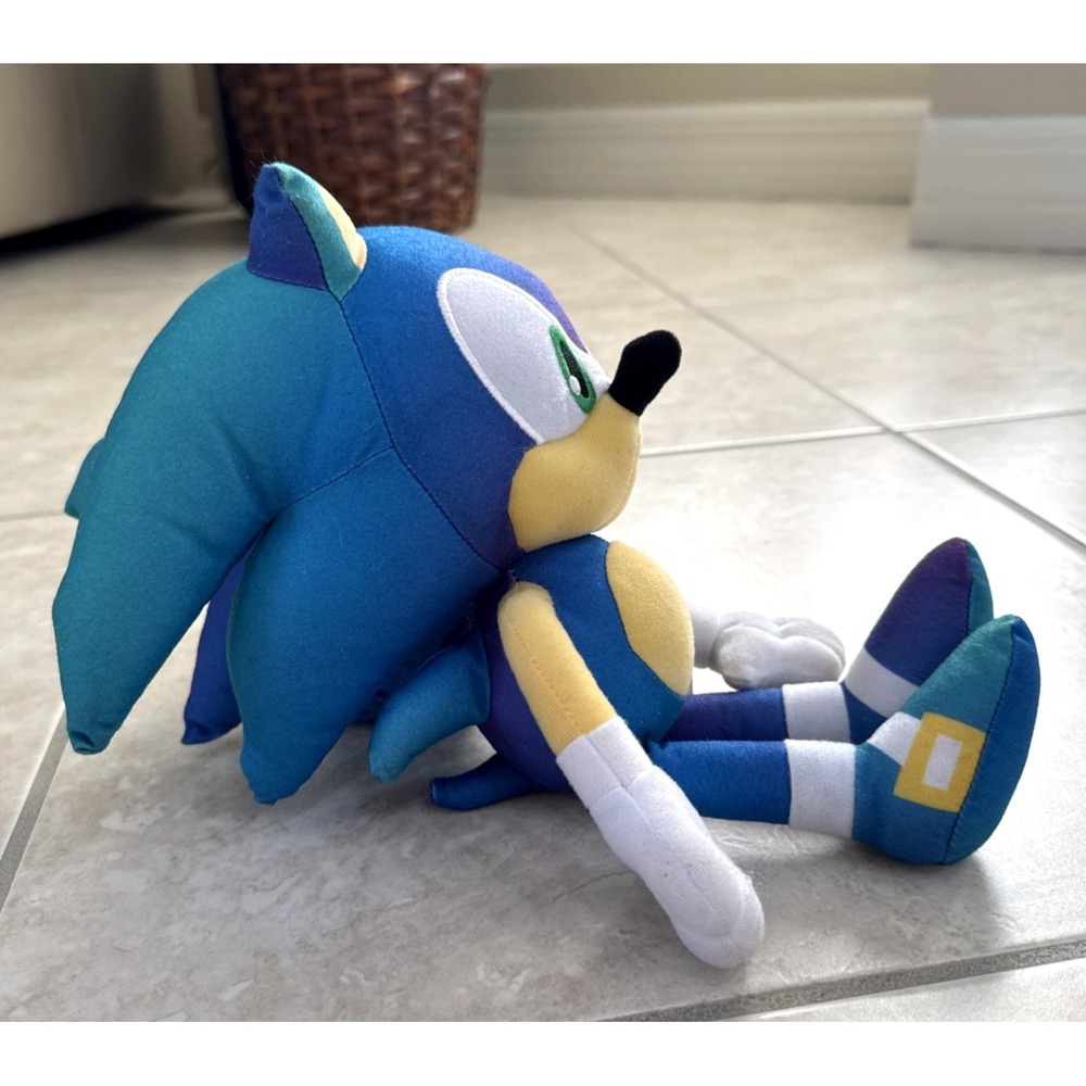 Gradient Sonic the Hedgehog SEGA Plush 10" Plush Authentic Stuffed Toy Licensed - Picture 4 of 9